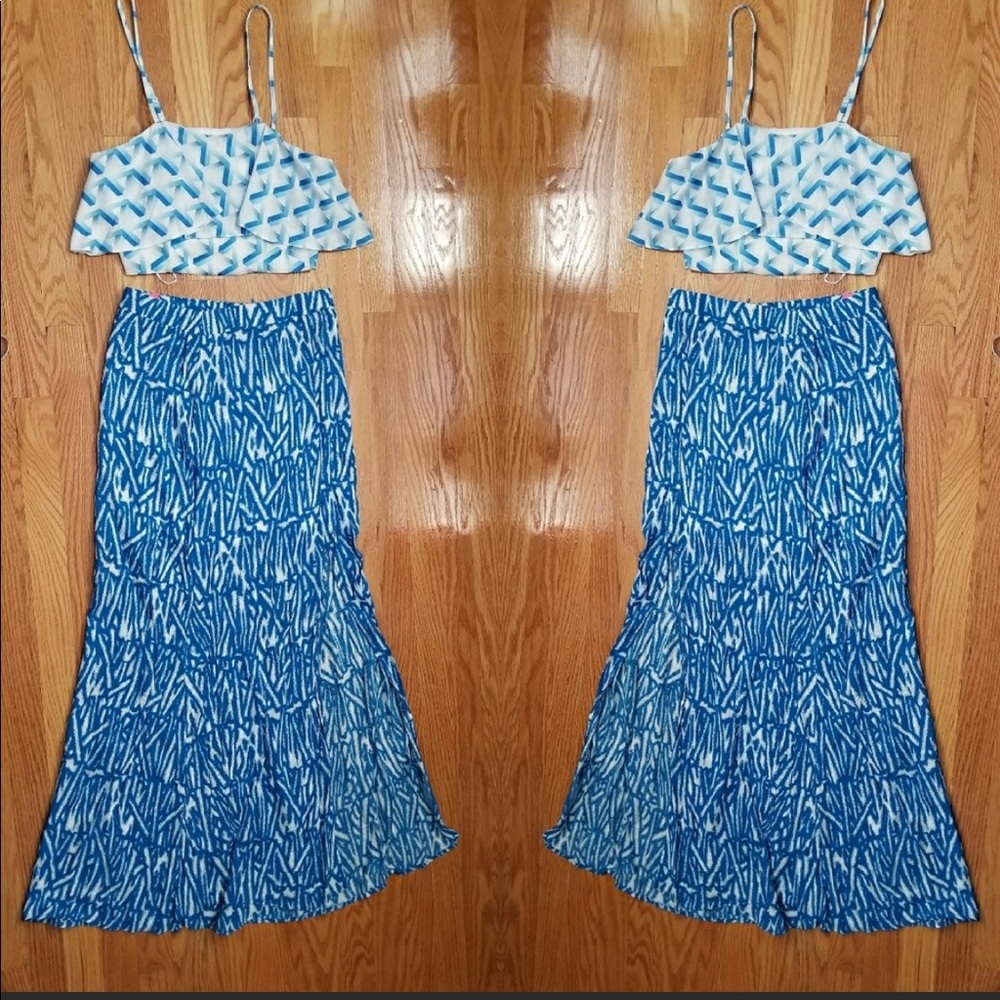 🚫SOLD🚫Blue maxi set